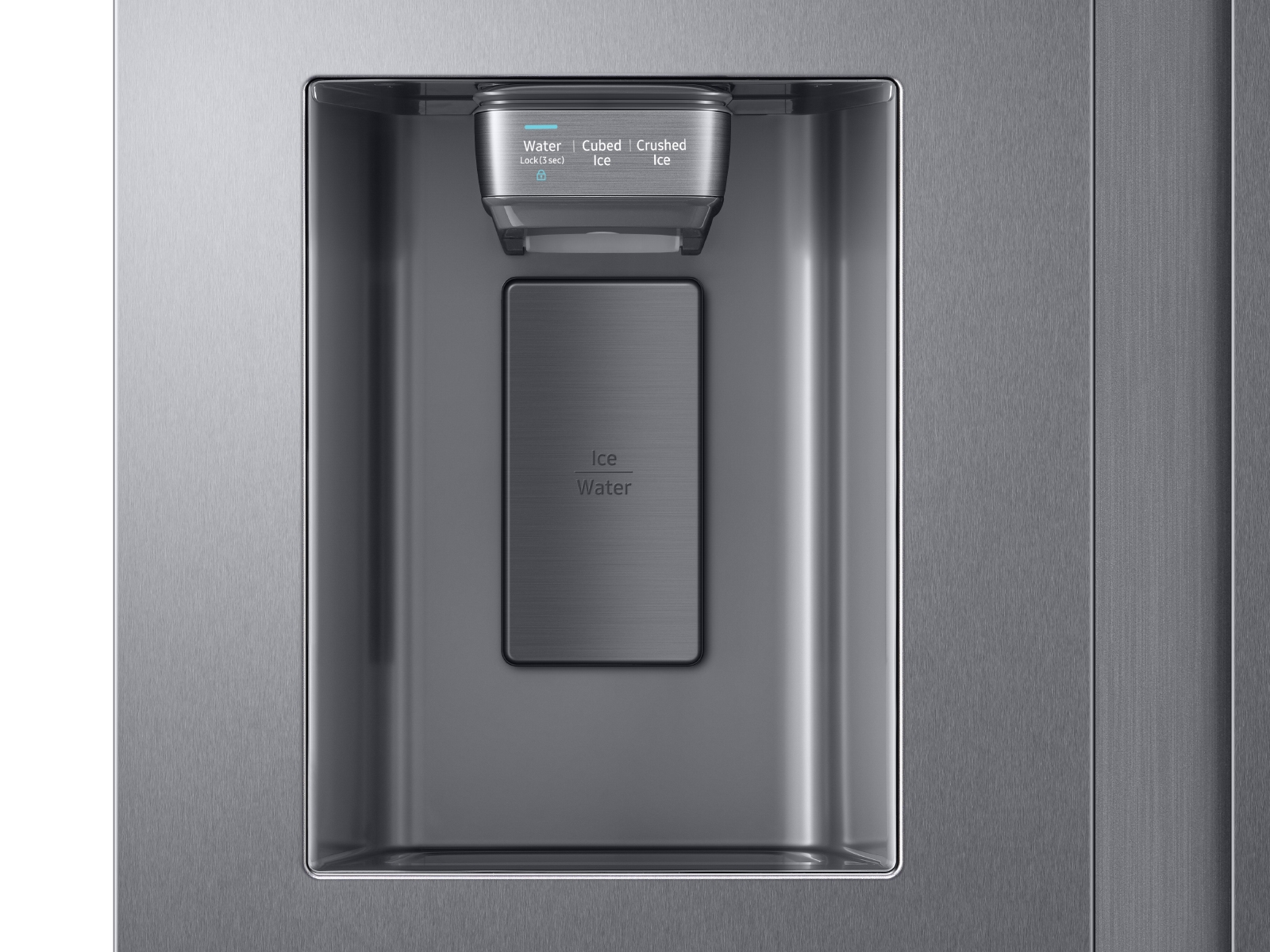 Thumbnail image of 27.4 cu. ft. Large Capacity Energy Efficient Side-By-Side Refrigerator in Stainless Steel