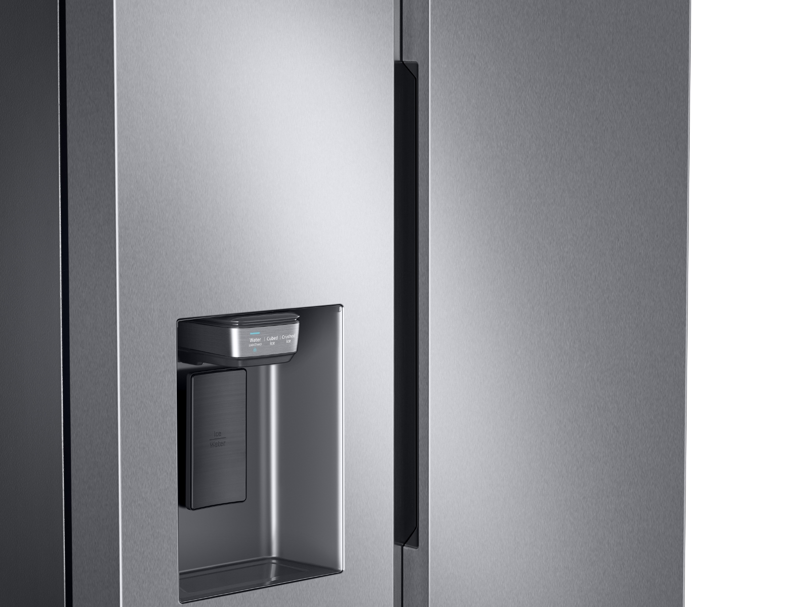 Thumbnail image of 27.4 cu. ft. Large Capacity Energy Efficient Side-By-Side Refrigerator in Stainless Steel