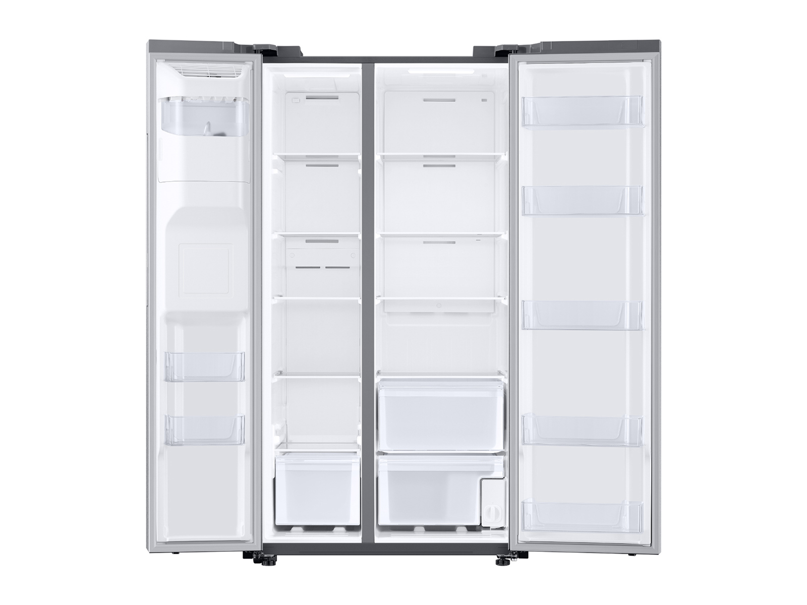 Thumbnail image of 27.4 cu. ft. Large Capacity Energy Efficient Side-By-Side Refrigerator in Stainless Steel