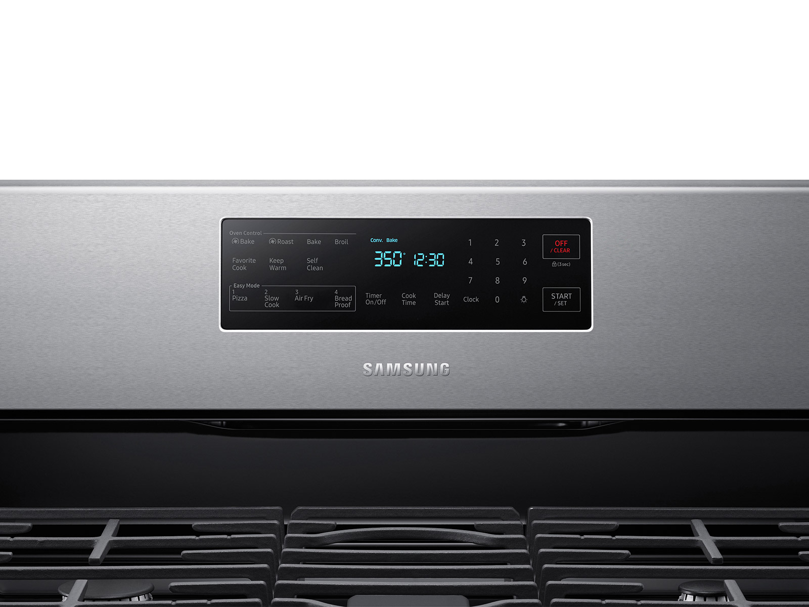 Samsung NX58T7511SS 30 Freestanding Gas Range - w/Air Fry Tray, Stainless  Steel