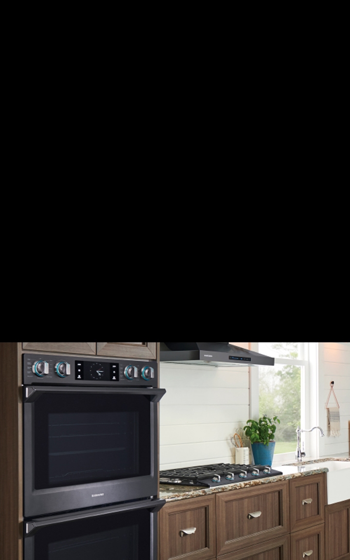 Samsung NQ70T5511DG 30 Blk Stainless Microwave-Oven Combo Wall Oven NOB  #131361