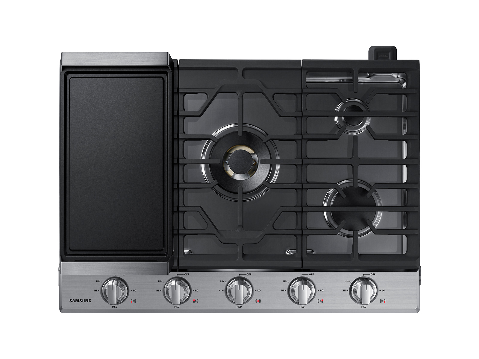 Thumbnail image of 30&quot; Smart Gas Cooktop with 22K BTU Dual Power Burner in Stainless Steel