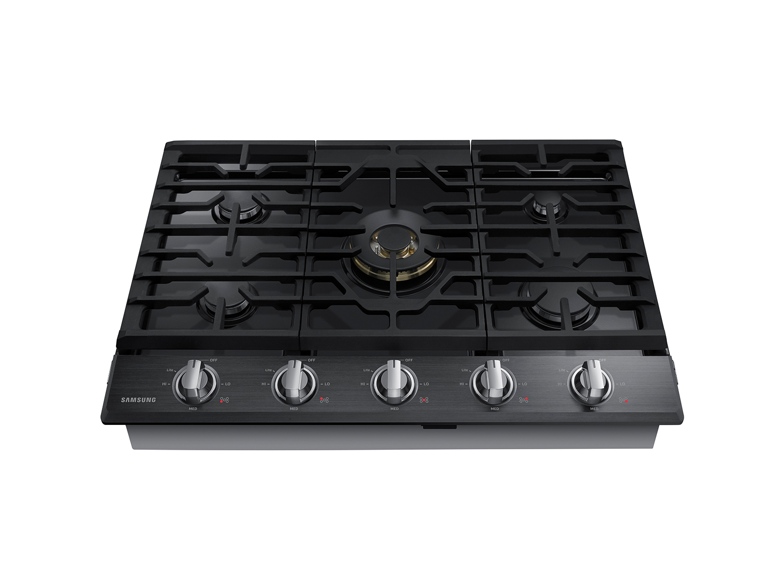Thumbnail image of 36” Smart Gas Cooktop with 22K BTU Dual Power Burner in Black Stainless Steel