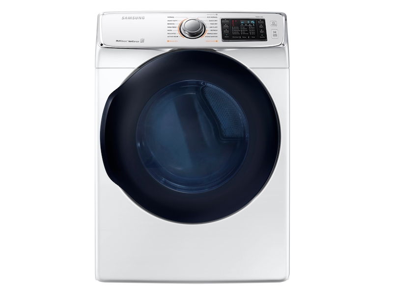 7.5 cu. ft. Smart Electric Dryer with MultiSteam&trade; in White