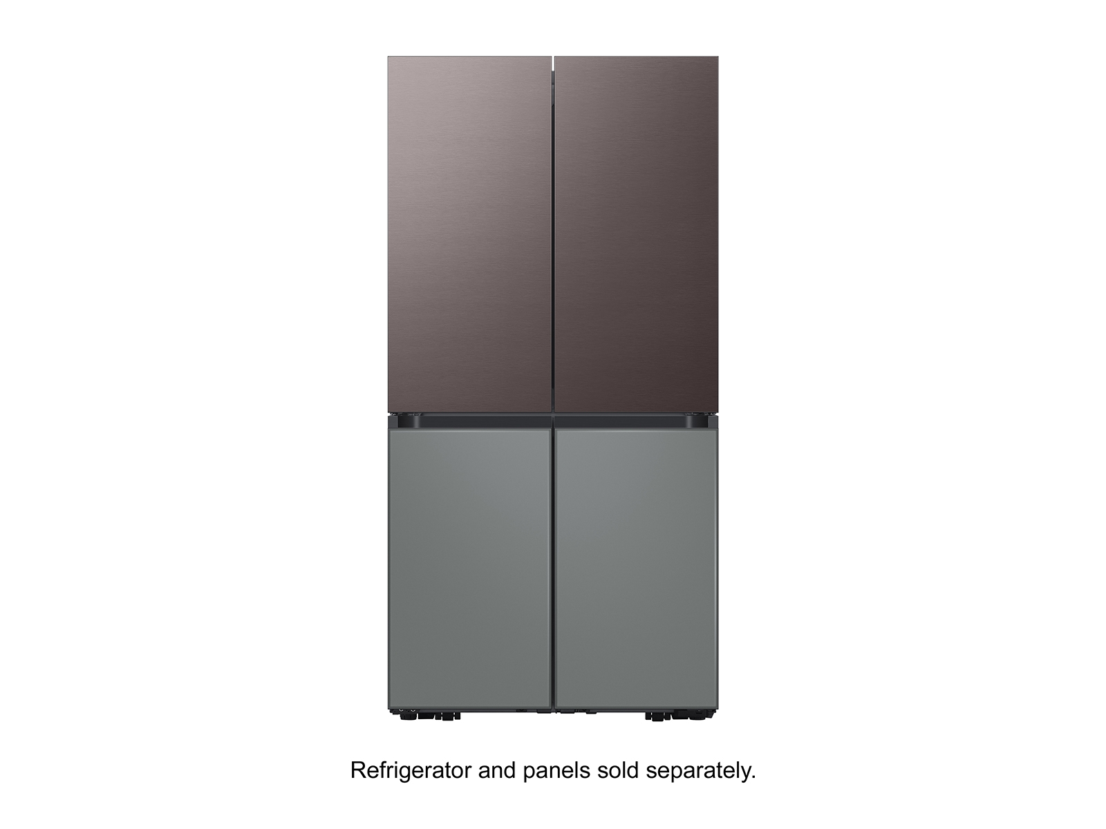 Thumbnail image of BESPOKE 4-Door Flex™ Refrigerator Panel in Tuscan Steel - Top Panel