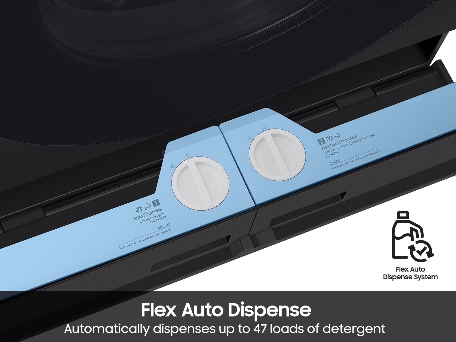 Thumbnail image of 5.3 cu. ft. Bespoke AI Laundry Ventless Heat Pump Dryer Combo&trade; All-in-One Ultra Capacity Washer with AI Home in Brushed Black