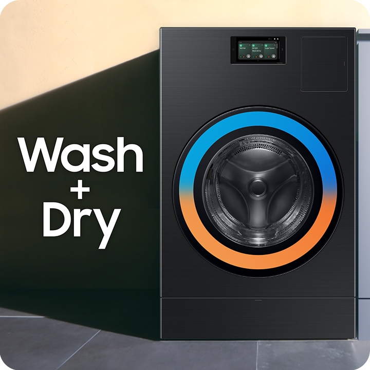 Front view of Ventless All-In-One Washer and Dryer Combo