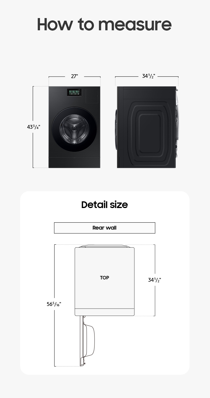 Make sure to measure