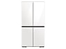 Thumbnail image of Bespoke 4-Door Flex™ Refrigerator (29 cu. ft.) in White Glass (2022)