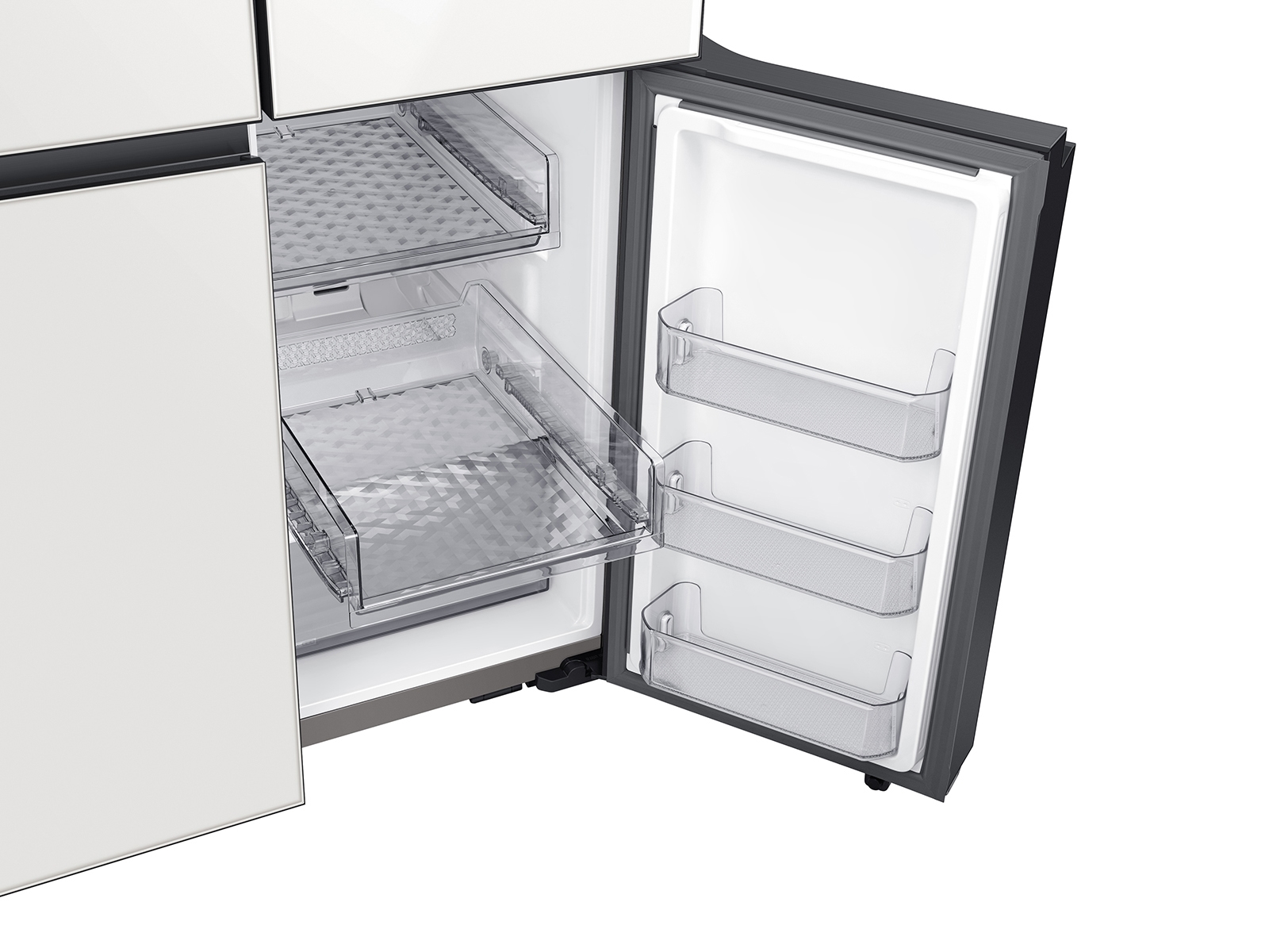 Thumbnail image of Bespoke 4-Door Flex™ Refrigerator (29 cu. ft.) in White Glass