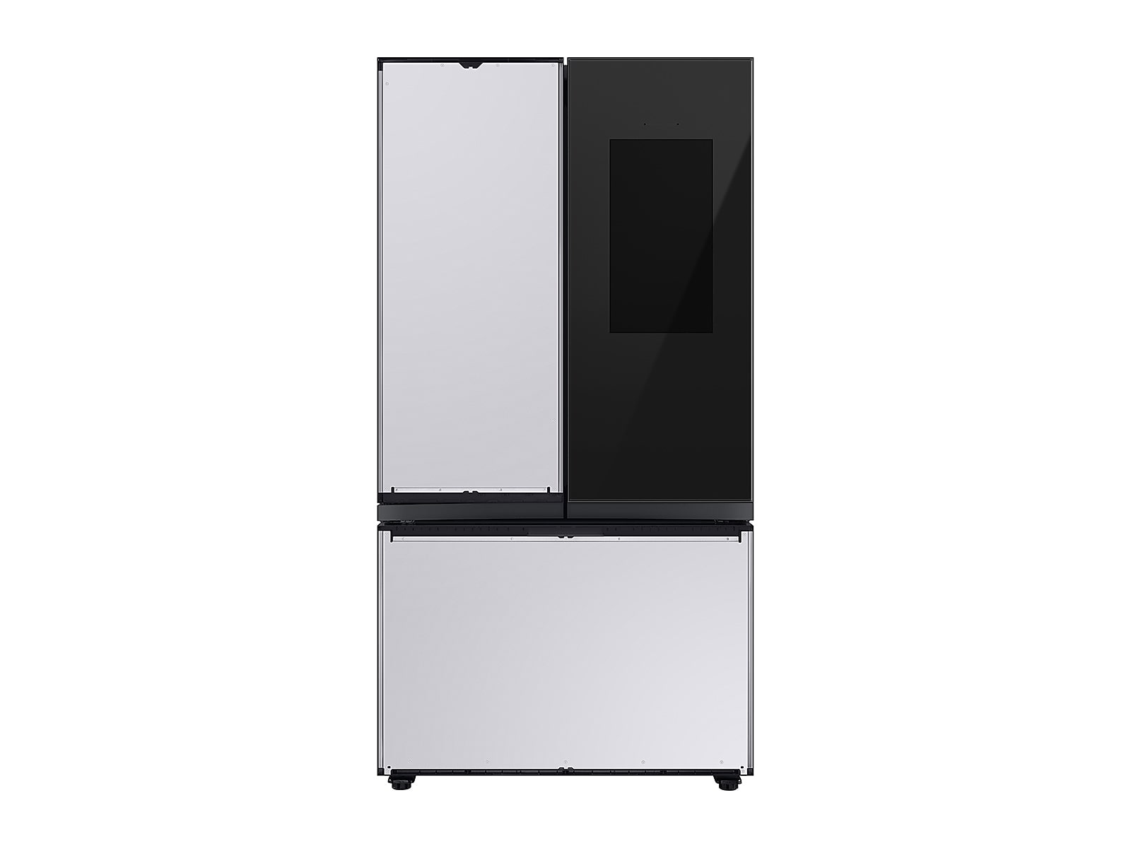 Samsung Bespoke 3-Door French Door Refrigerator (30 cu. ft.) - with Family Hub™ Panel in Charcoal Glass - (with Customizable Door Panel Colors)