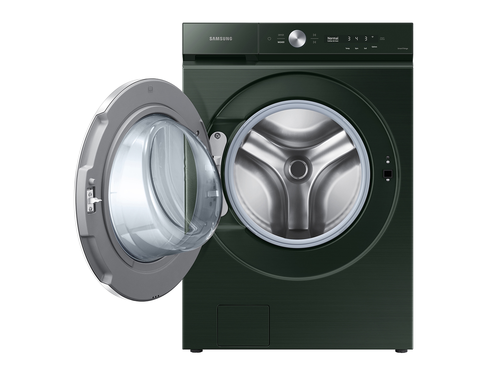 Thumbnail image of Bespoke 5.3 cu. ft. Ultra Capacity Front Load Washer with AI OptiWash&trade; and Auto Dispense in Forest Green