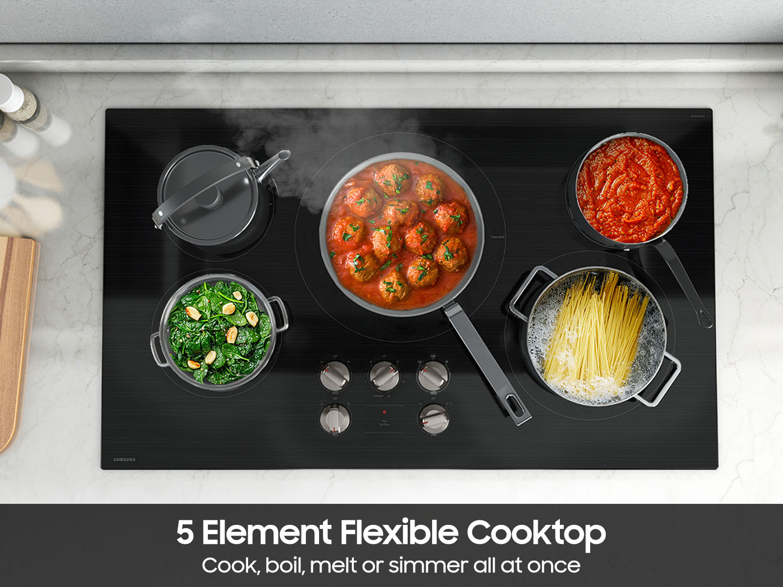 Thumbnail image of 36&quot; Electric ENERGY STAR&reg; Certified Cooktop with 5 Elements in Black