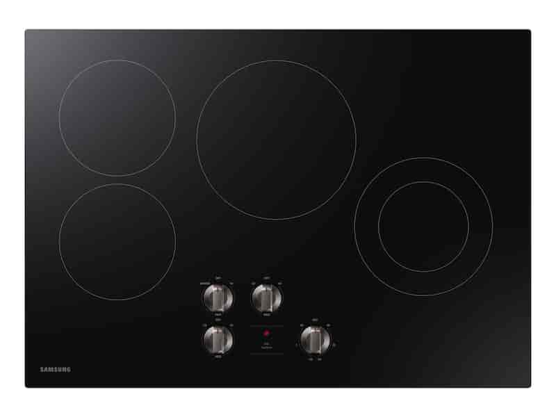 30” Electric Cooktop in Black