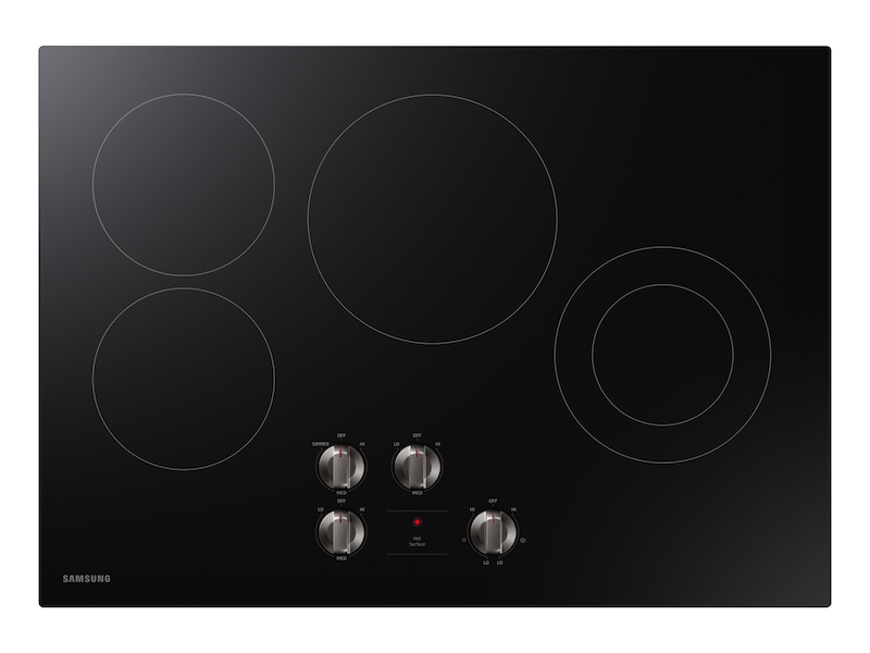 30&quot; Electric Cooktop in Black