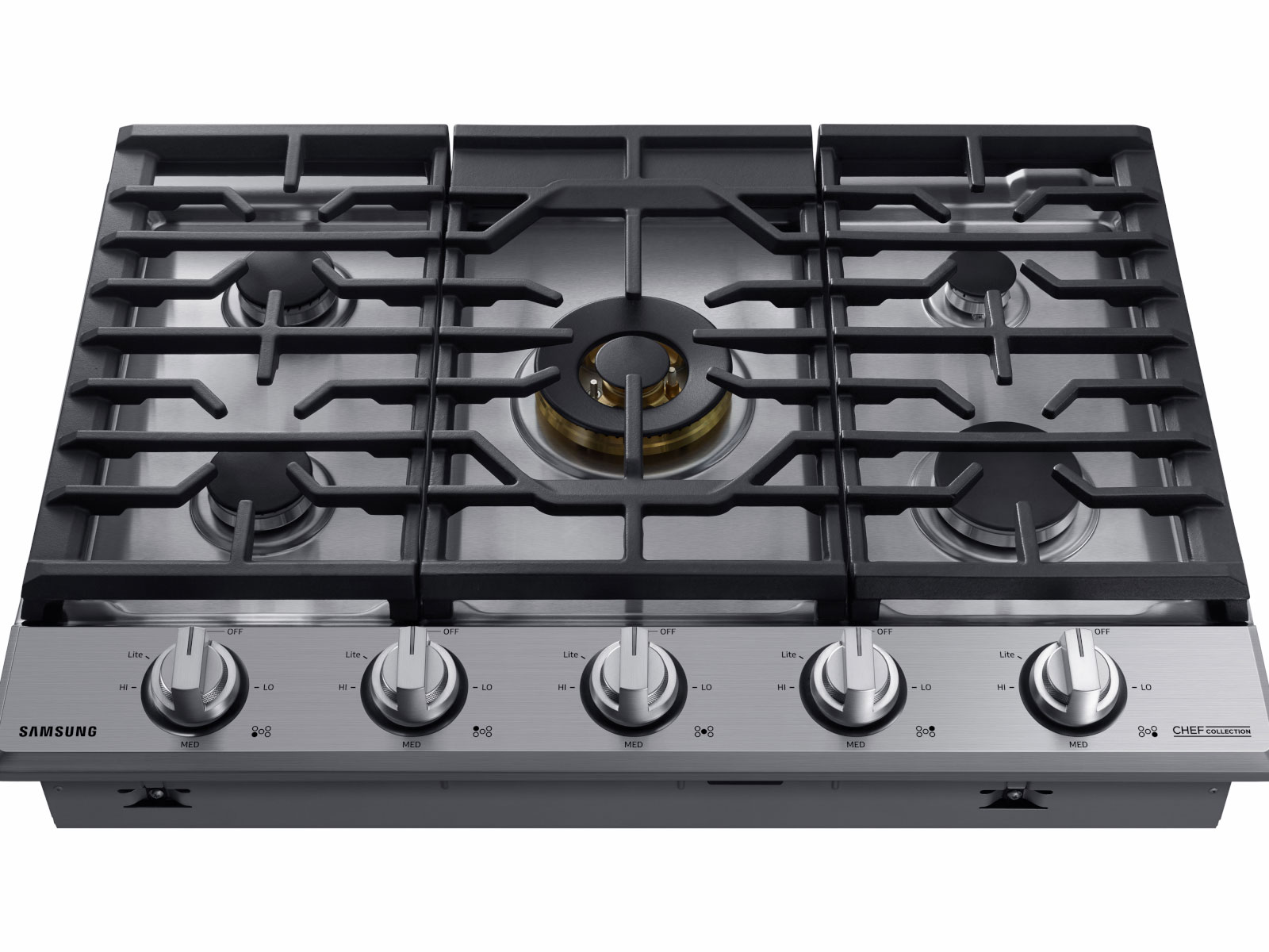 30 inch Chef Collection Gas Cooktop with 22K BTU Dual Power Burner in