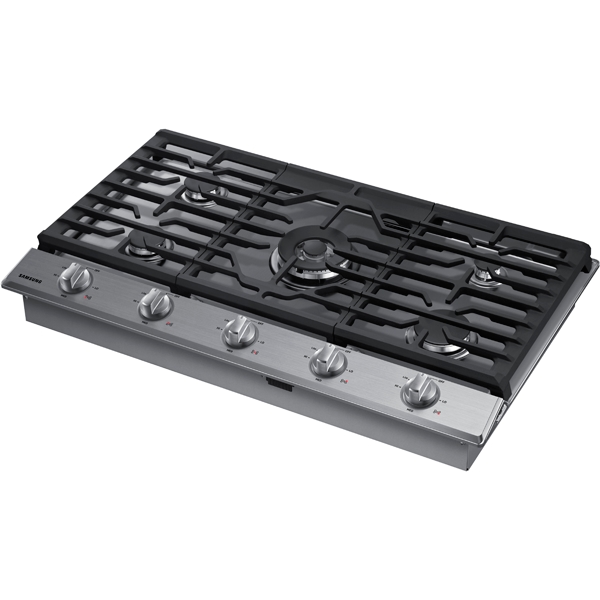 Thumbnail image of 36&quot; Smart Gas Cooktop with Illuminated Knobs in Stainless Steel