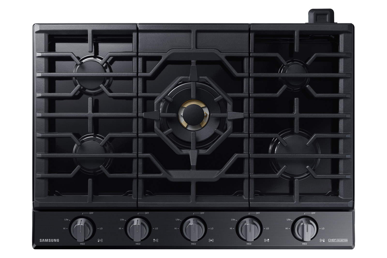 36 inch Chef Collection Gas Cooktop with 22K BTU Dual Power Burner 