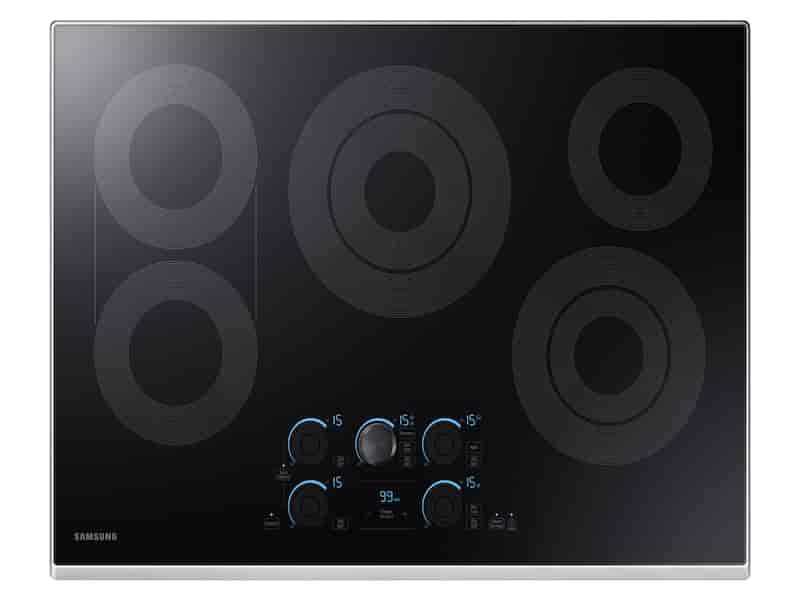 30” Smart Electric Cooktop with Sync Elements in Stainless Steel