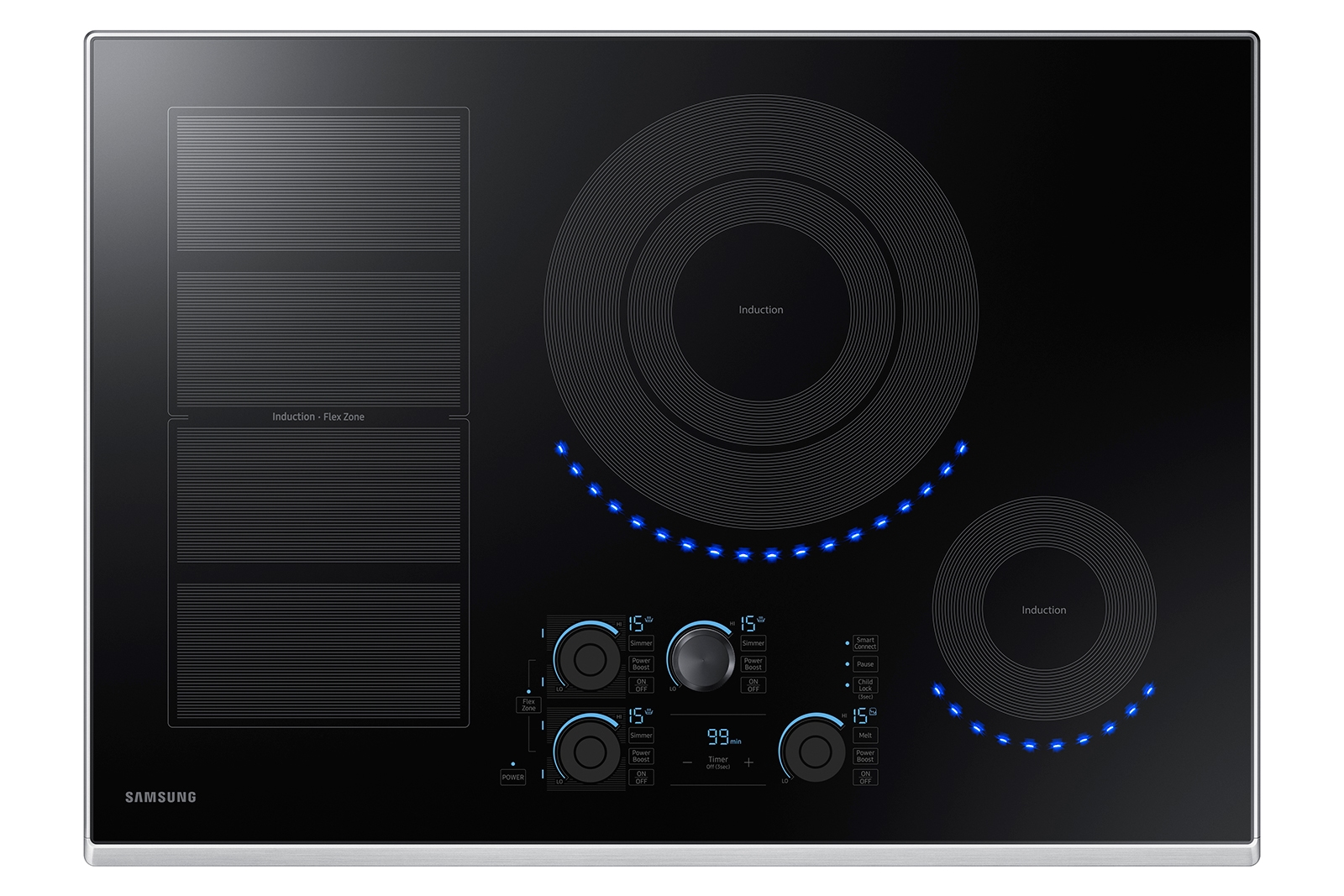 Samsung 30" Smart Induction Cooktop in Stainless Steel(NZ30K7880US/AA)
