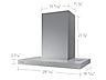 Thumbnail image of 30&quot; Bespoke Smart Wall Mount Hood in Clean Grey