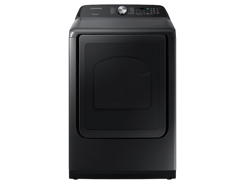 7.4 cu. ft. Capacity Gas Dryer with Sensor Dry in Brushed Black