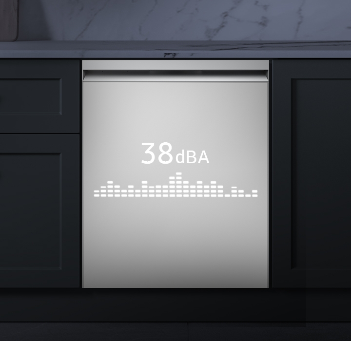 Samsung Bespoke Dishwasher with Smart Dry that is Whisper Quiet at 38 dBA