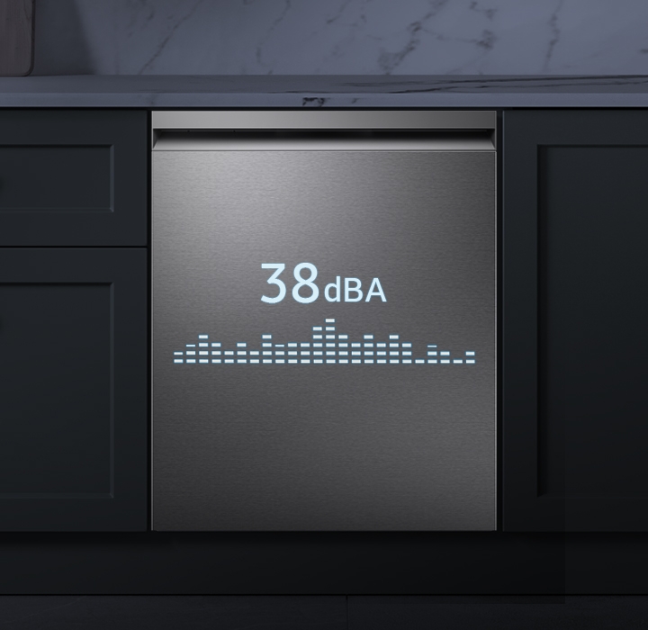 Samsung Bespoke Dishwasher with Smart Dry that is Whisper Quiet at 38 dBA