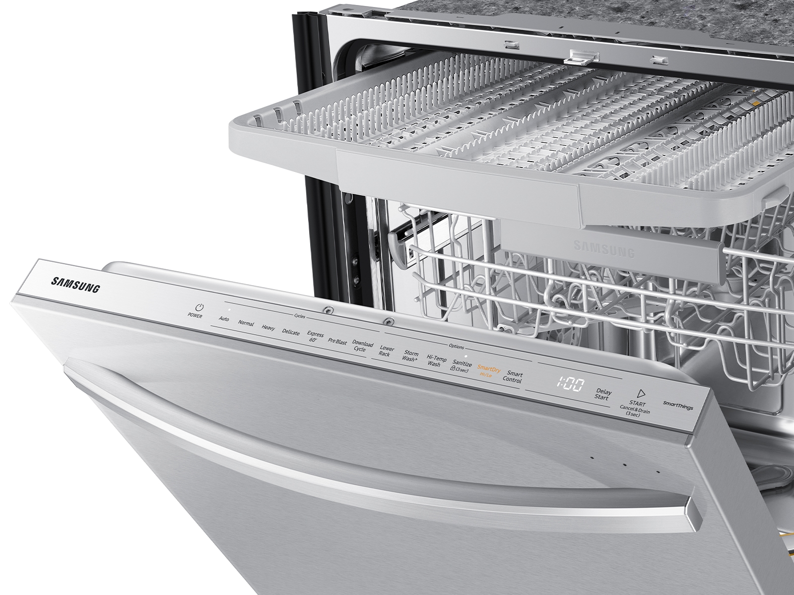 Thumbnail image of AutoRelease Smart 42dBA Dishwasher with StormWash+™ and Smart Dry in Stainless Steel