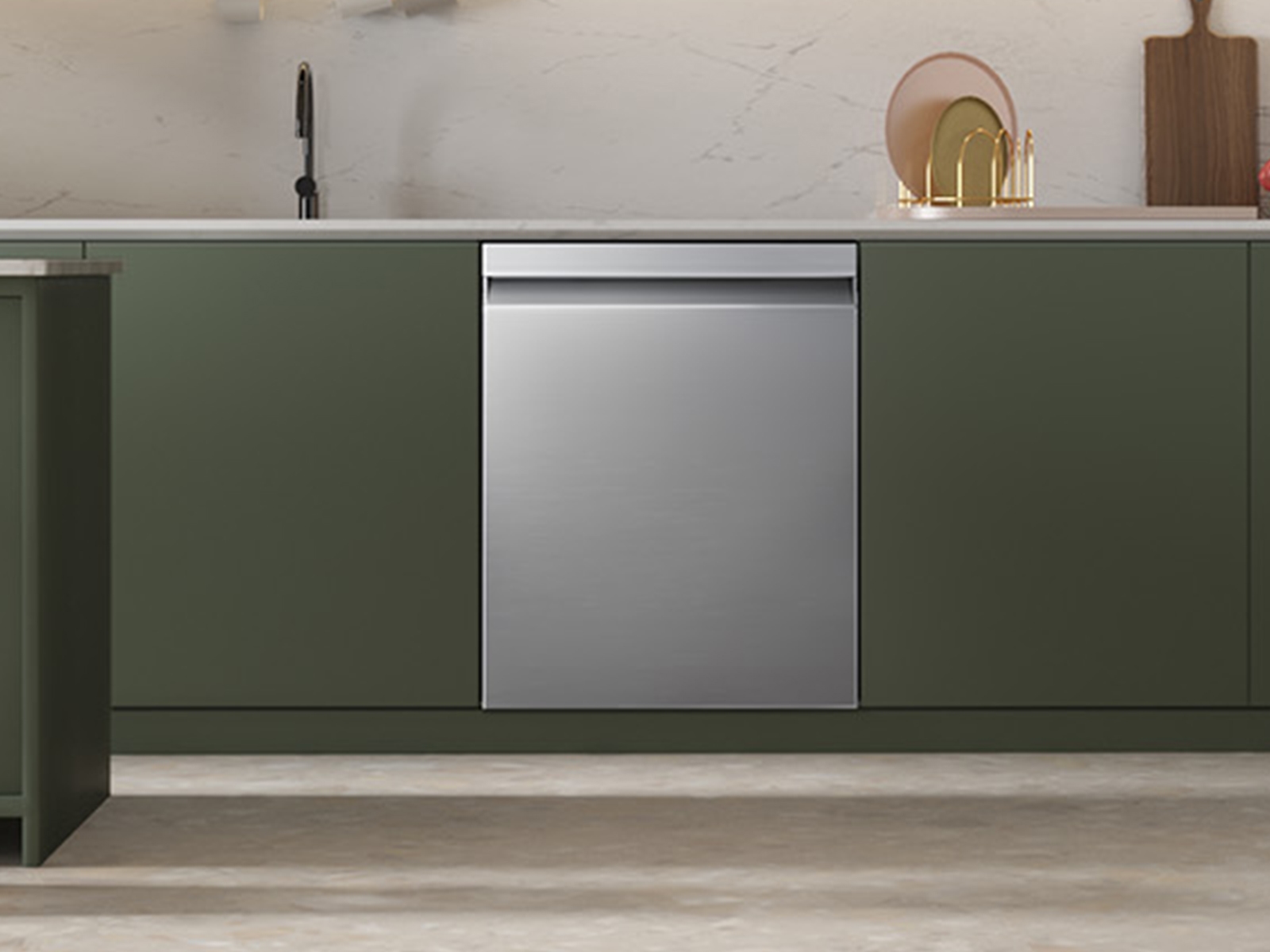 Smart 46 dBA Dishwasher with StormWash™ in Stainless Steel