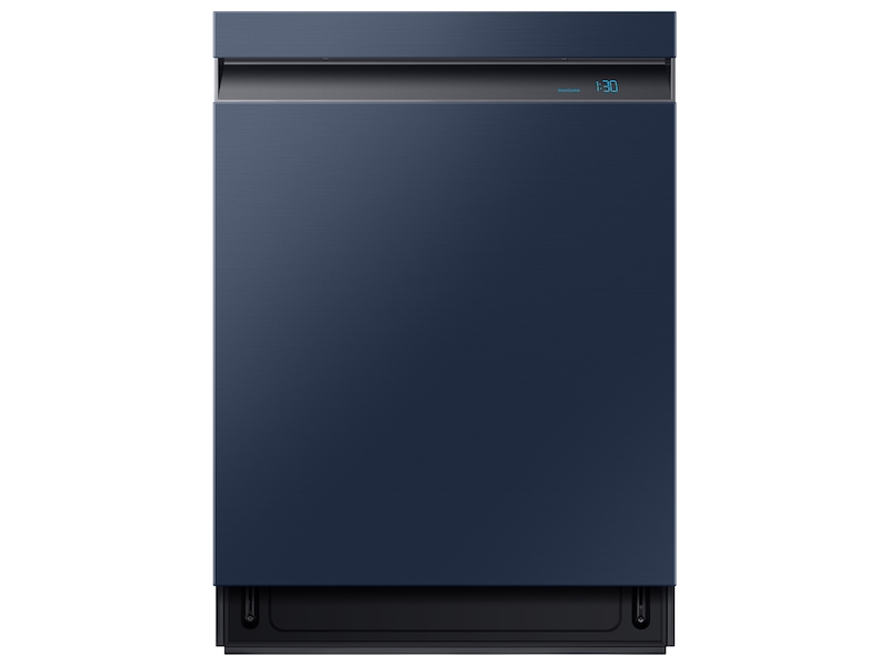 Bespoke AutoRelease 39dBA Dishwasher with Linear Wash in Fingerprint Resistant Navy Steel