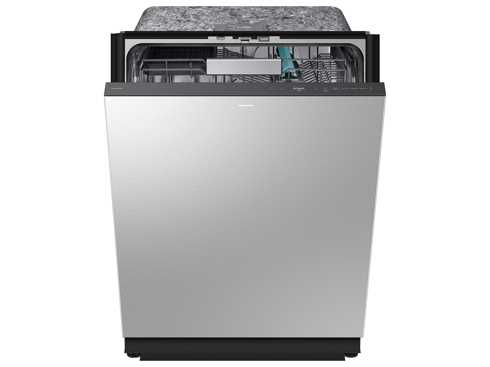Thumbnail image of 38 dBA Bespoke Auto Open Door Dishwasher with 3rd Rack Washing System in Fingerprint Resistant Stainless Steel