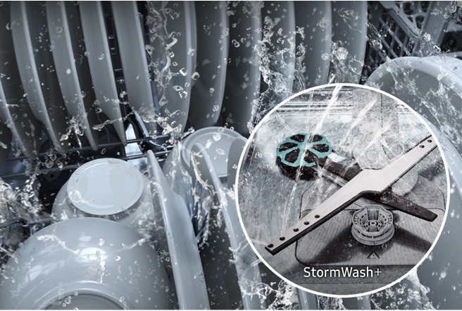 Samsung Bespoke 38 dBA Dishwasher with StormWash+™
