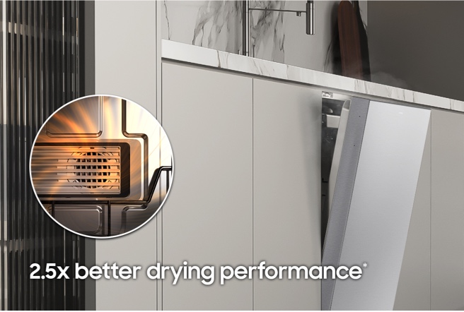 Samsung Bespoke 38 dBA Dishwasher with Smart Dry with Auto Release Door