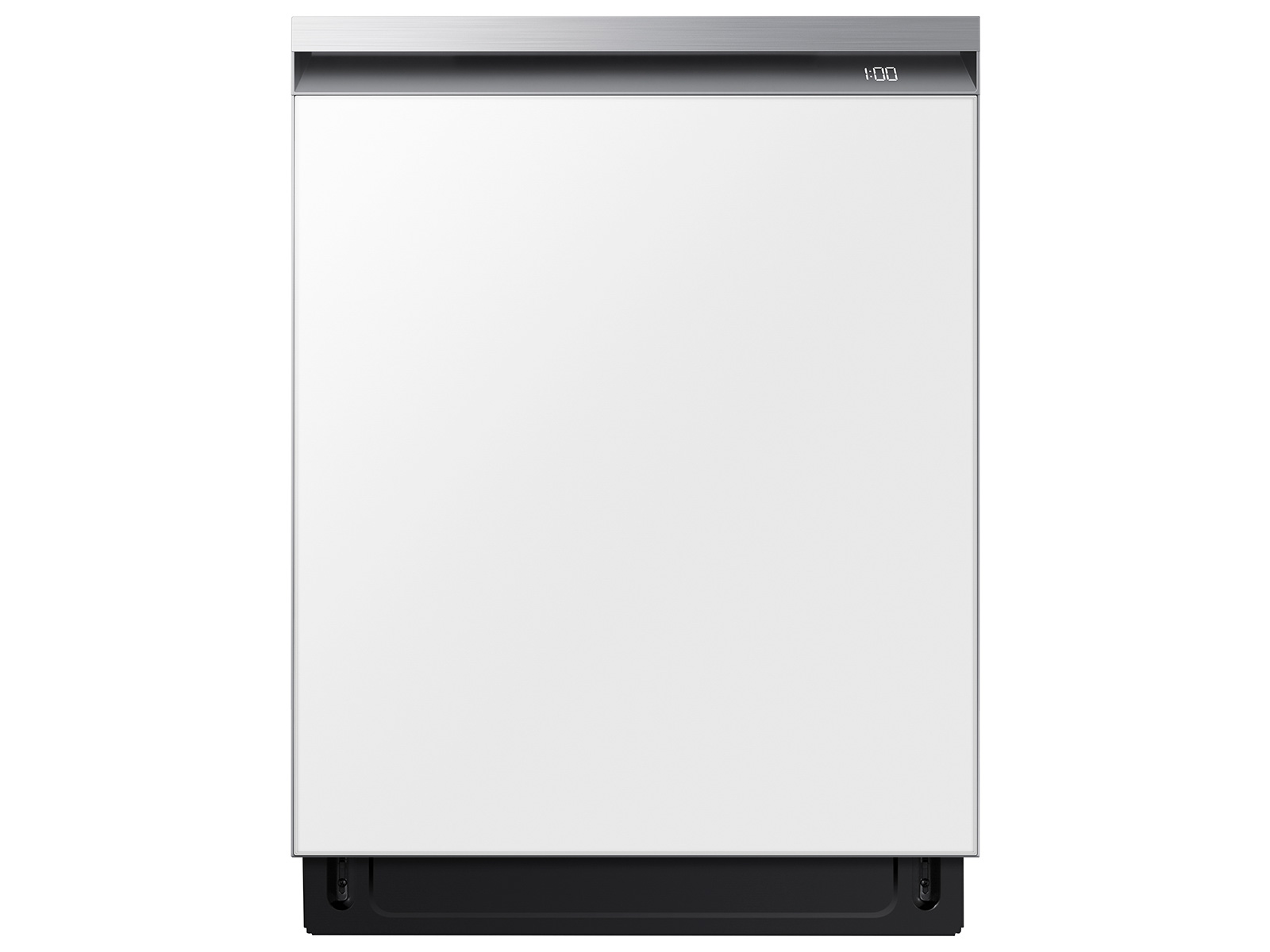 Samsung Bespoke Smart 42dBA Dishwasher with StormWash+™ and Smart Dry in White Glass(DW80BB707012AA)