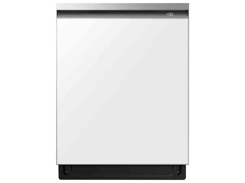Bespoke AutoRelease Smart 42dBA Dishwasher with StormWash+™ and Smart Dry in White Glass
