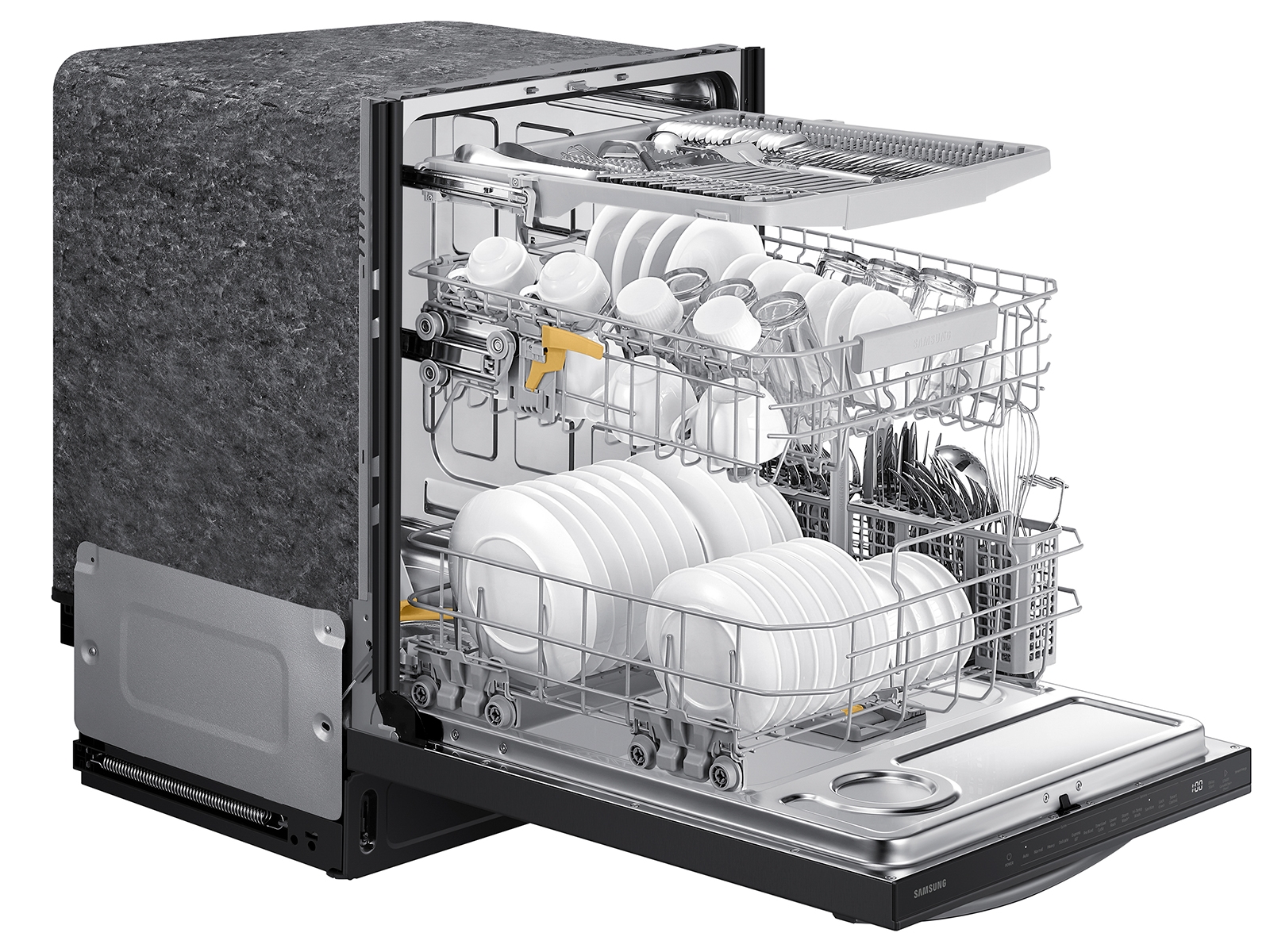Thumbnail image of Smart 44dBA Dishwasher with StormWash+™ in Black Stainless Steel