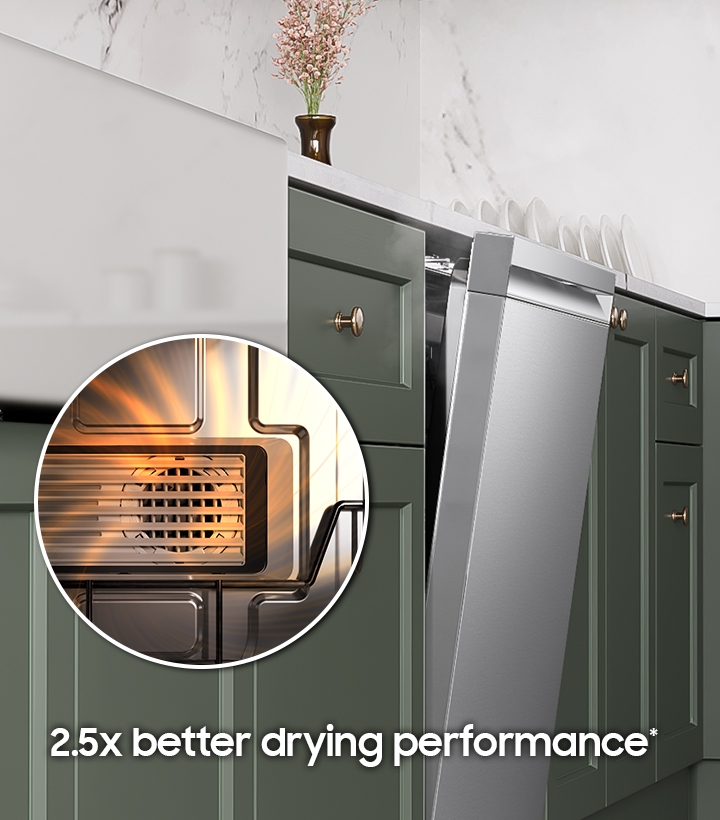 Samsung Bespoke 38 dBA Dishwasher with Smart Dry with Auto Release Door