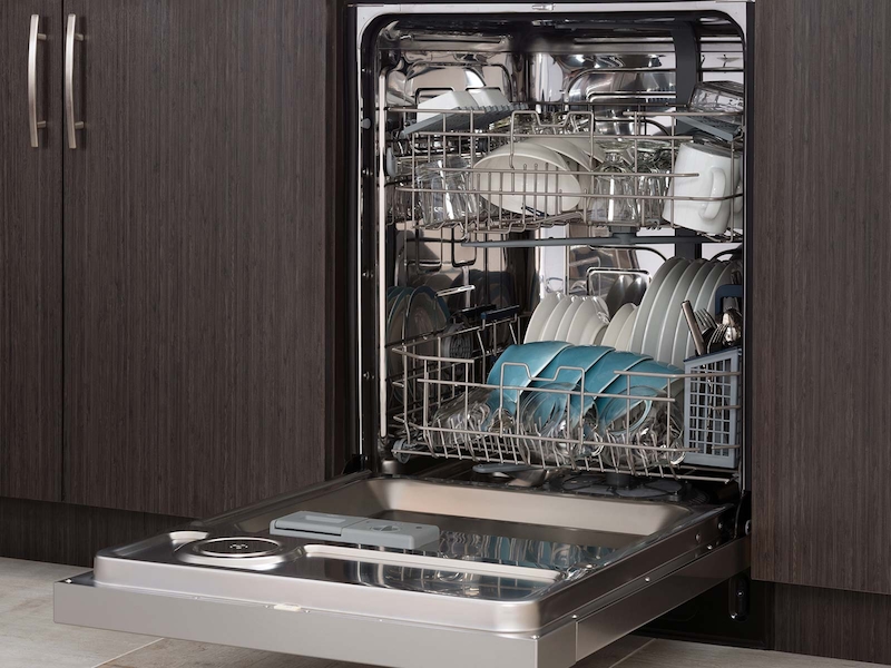 Front Control Dishwasher with Stainless Steel Interior Dishwashers Dishwashers With Stainless Steel Inside