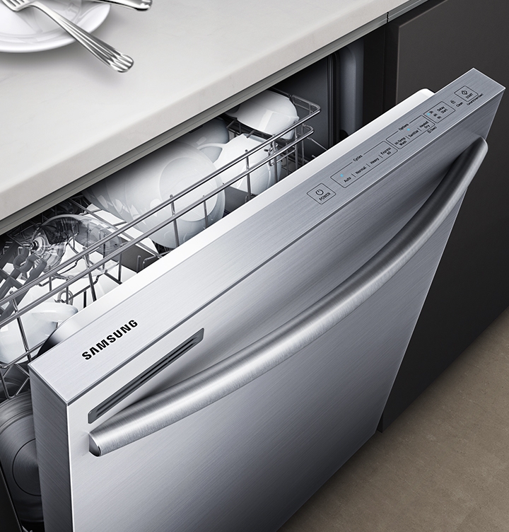 DW80M2020US by Samsung - Top Control Dishwasher with Stainless Steel Door
