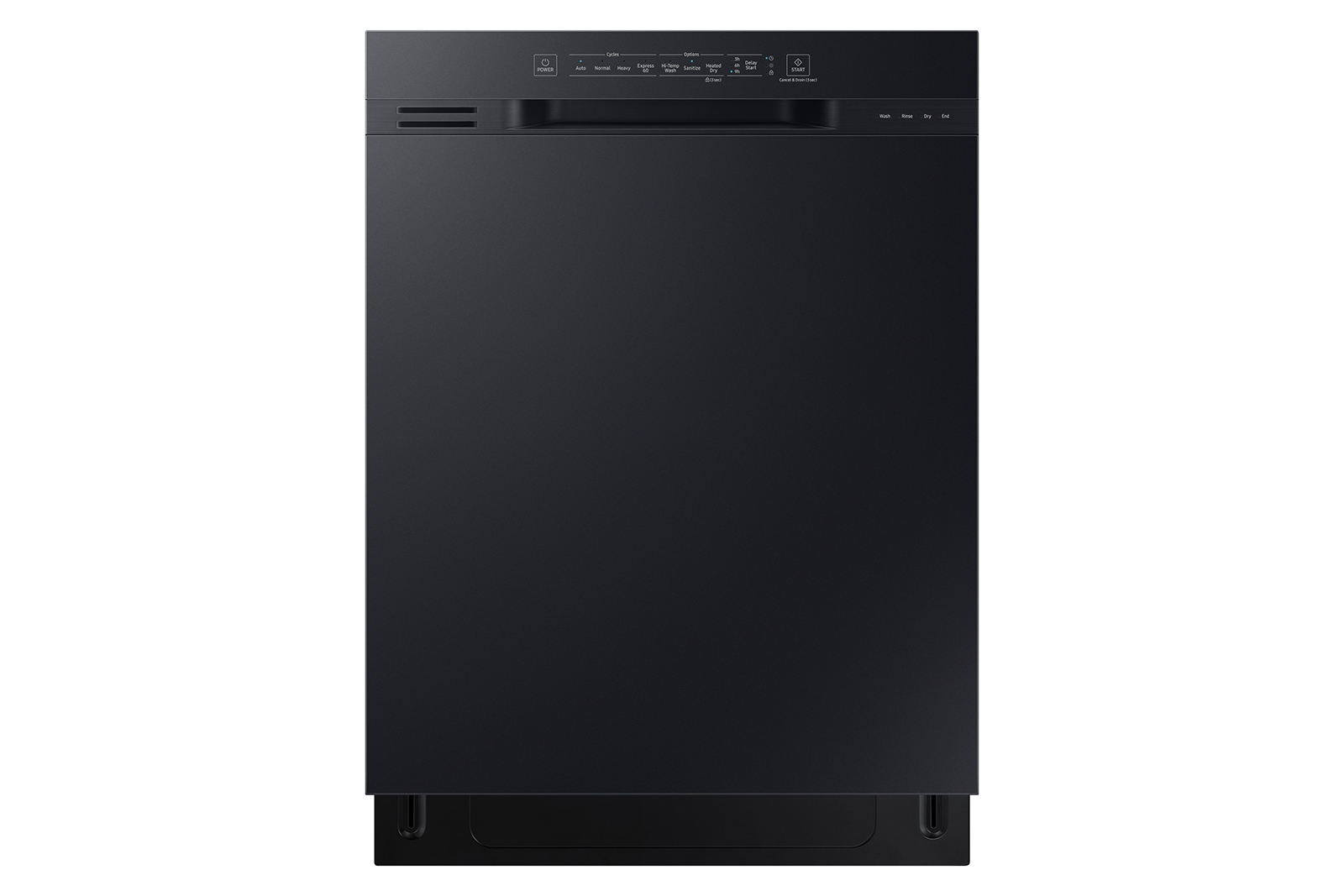 Photos - Dishwasher Samsung Front Control 51 dBA  with Hybrid Interior in Black(DW80 