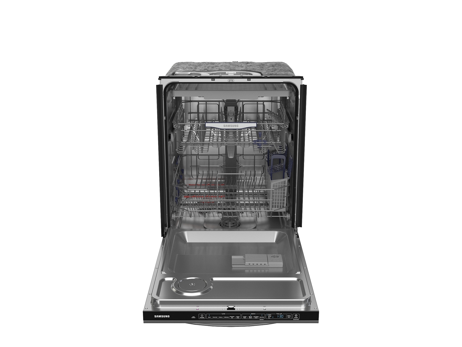 StormWash™ Dishwasher with Top Controls in Black Stainless Steel