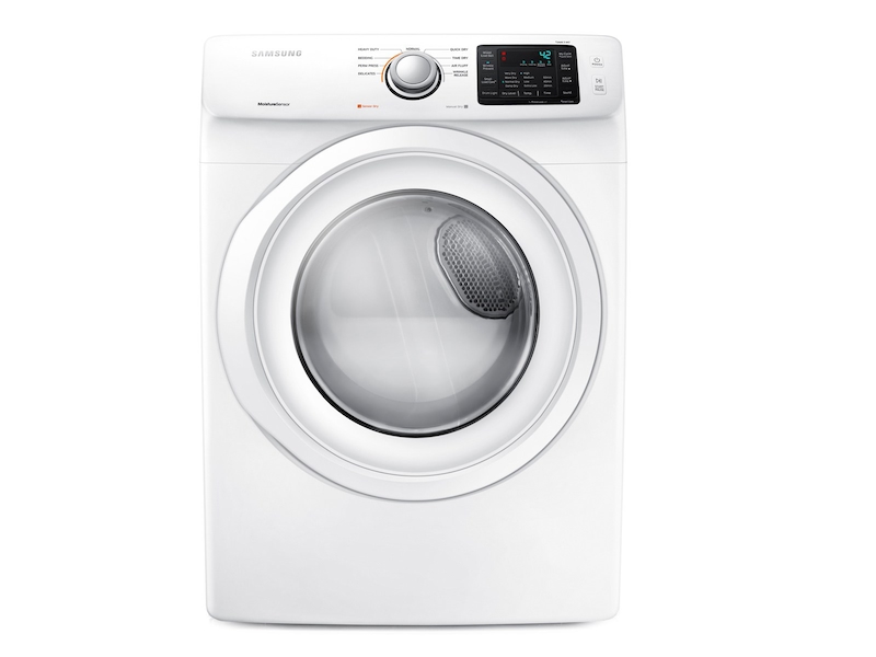 7.5 cu. ft. Electric Dryer in White