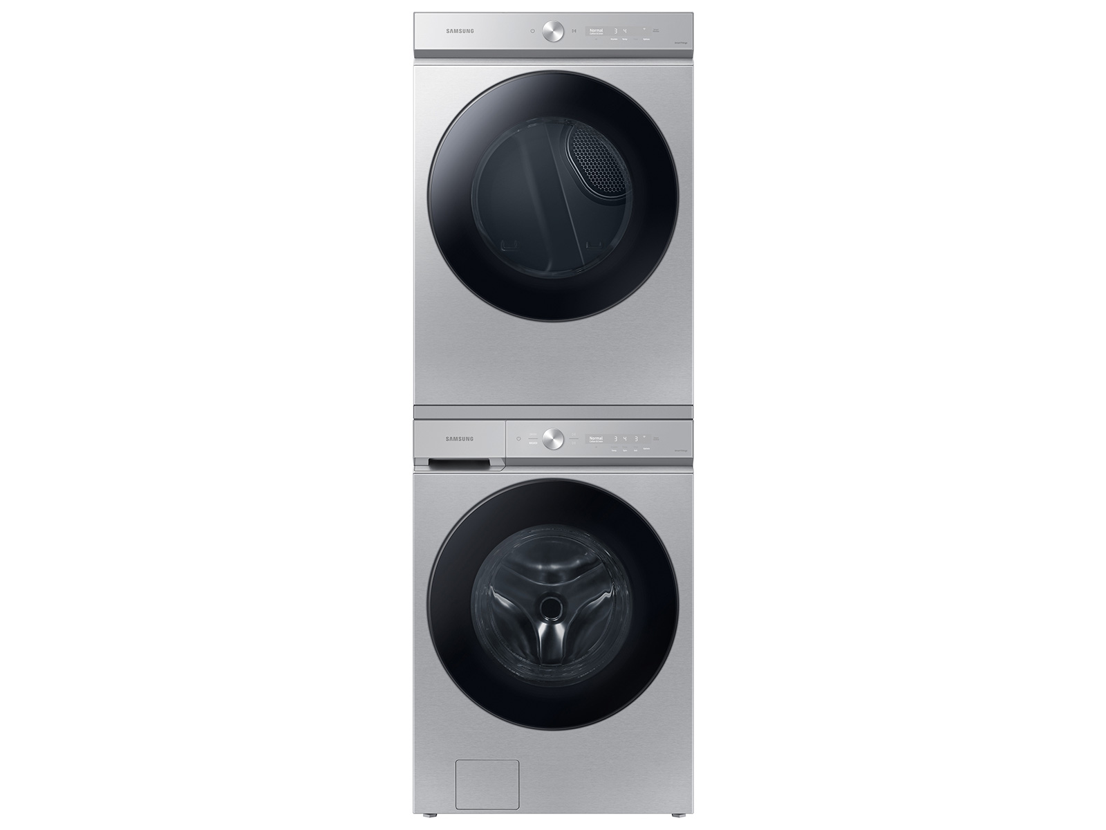 Thumbnail image of Bespoke Ultra Capacity Front Load Washer and Gas Dryer in Silver Steel