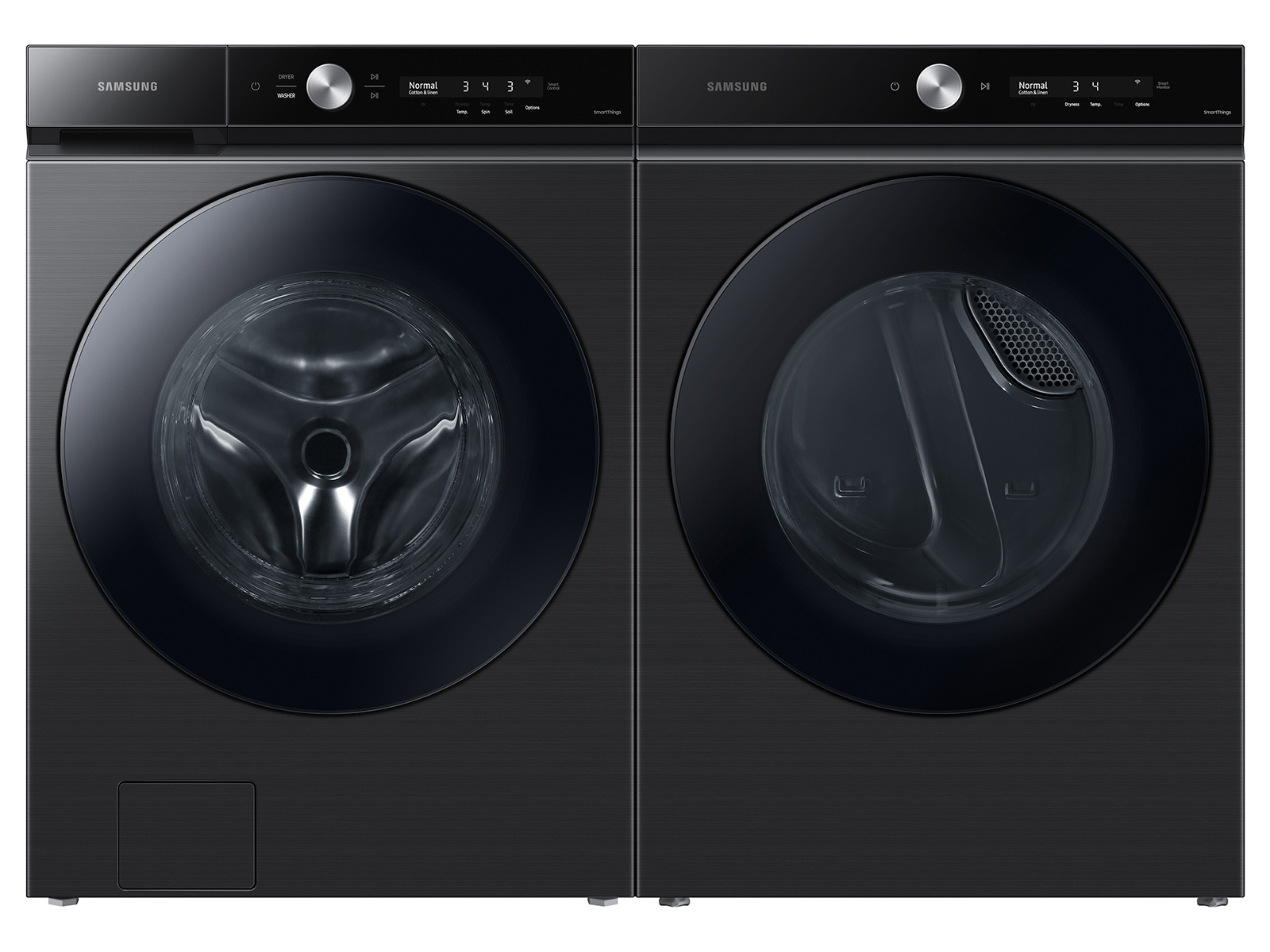 Thumbnail image of Bespoke Ultra Capacity Front Load Washer and Gas Dryer in Brushed Black
