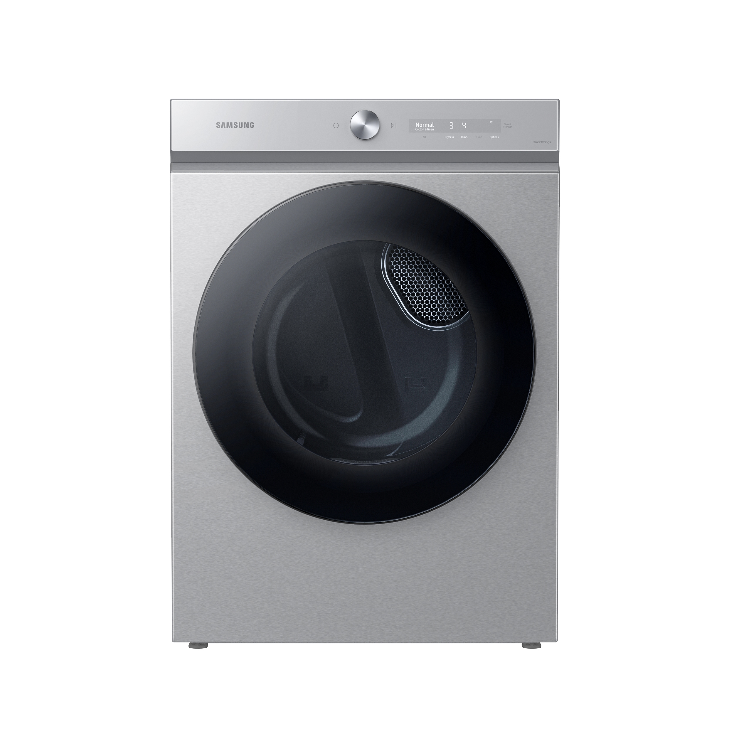 Thumbnail image of Bespoke 7.6 cu. ft. Ultra Capacity Gas Dryer with Super Speed Dry and AI Smart Dial in Silver Steel