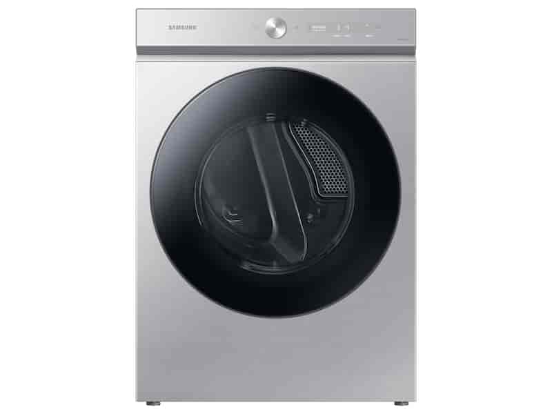 Bespoke 7.6 cu. ft. Ultra Capacity Electric Dryer with Super Speed Dry and AI Smart Dial in Silver Steel
