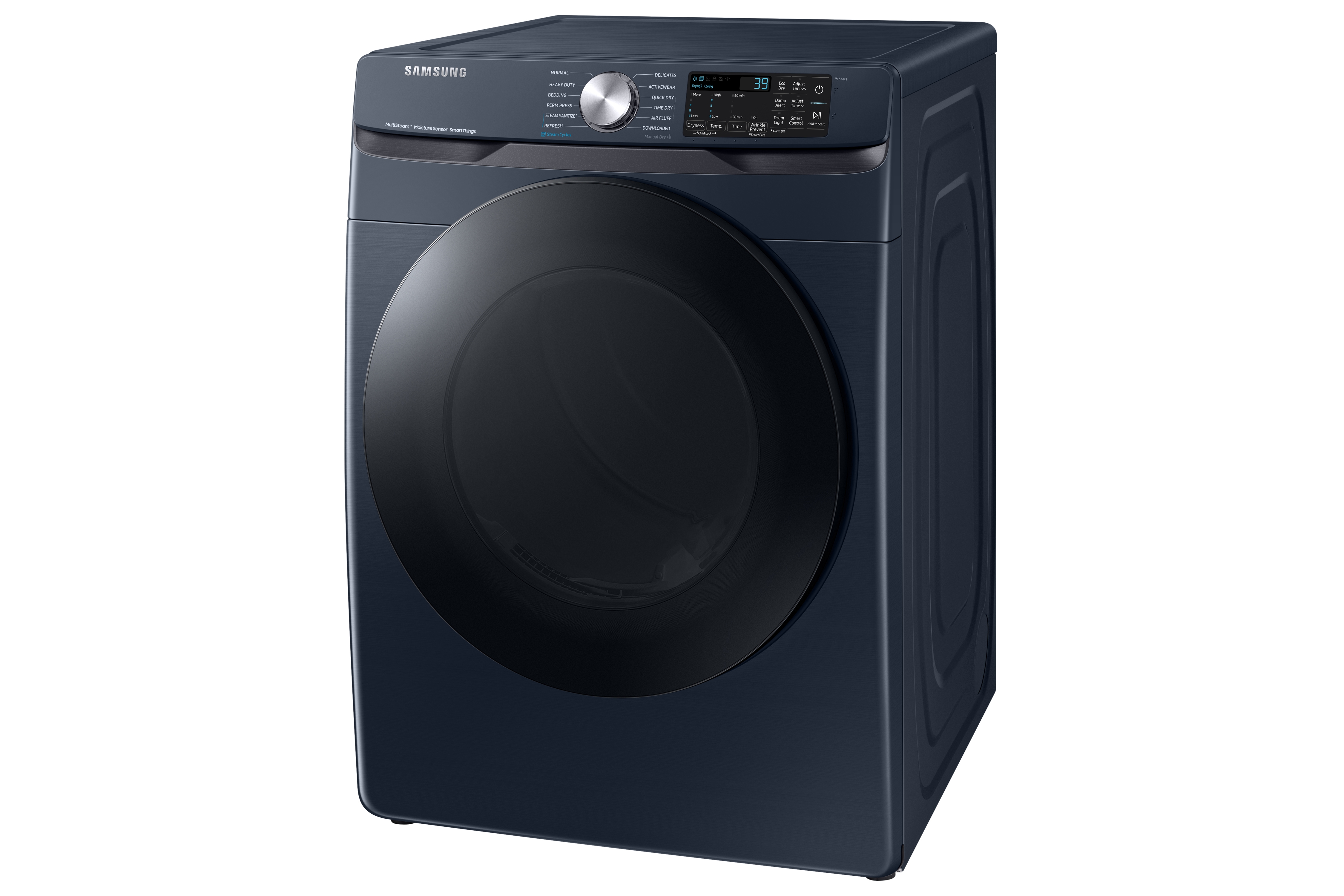 7.5 cu. ft. Smart Electric Dryer with Steam Sanitize+ in Brushed Navy