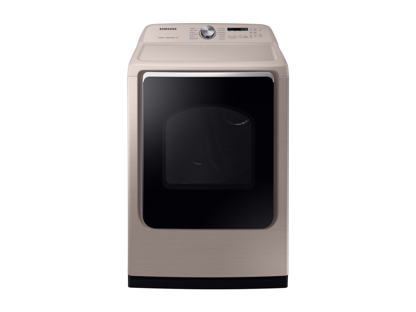 Photos - Tumble Dryer Samsung 7.4 cu. ft. Gas Dryer with Steam Sanitize+ in Champagne(DVG54R7600 