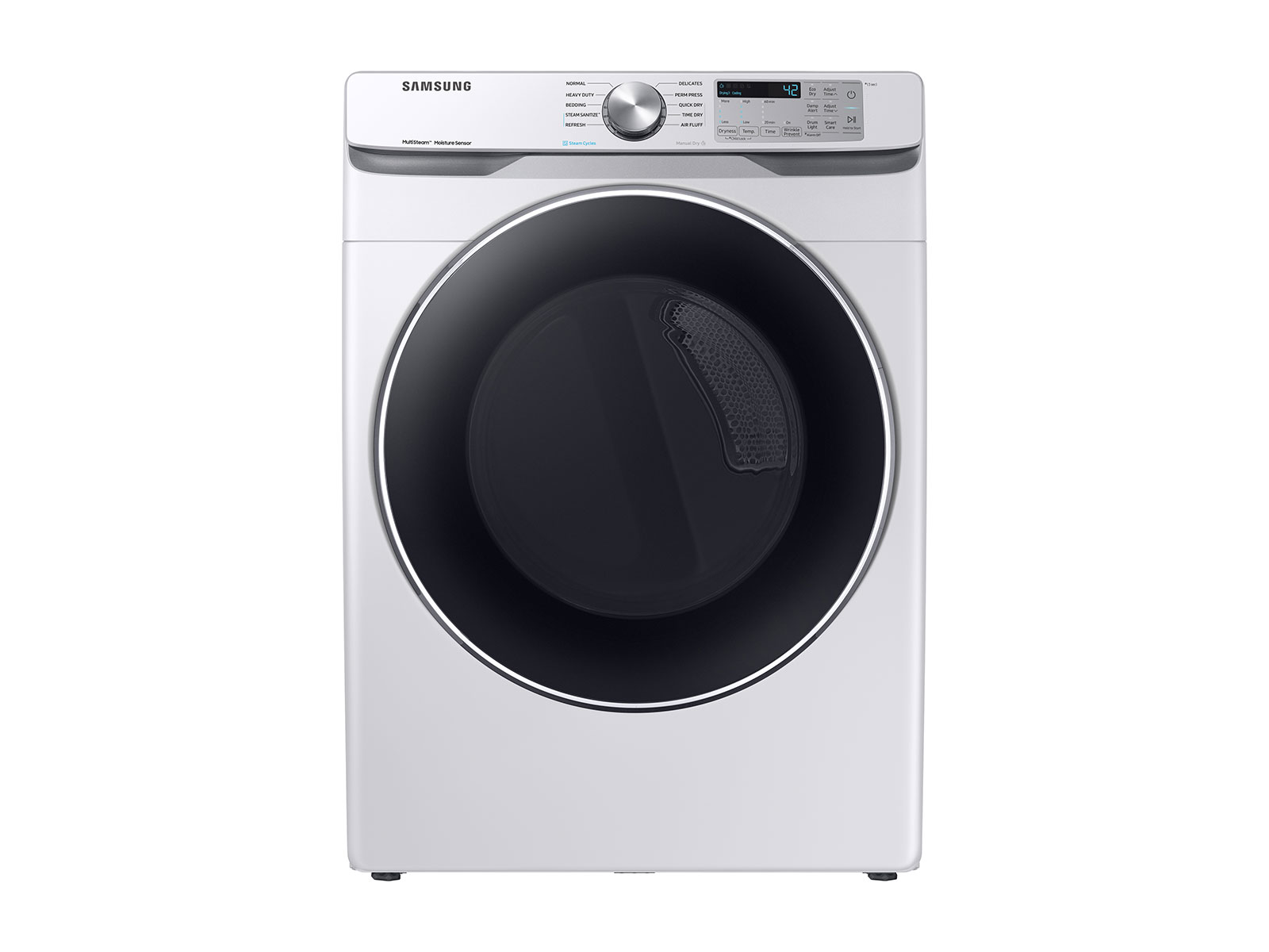 7.5 cu. ft. Secadora eléctrica con desinfectante a vapor+ secadores blancos - DVE45T6200W/A3 | Samsung EE.UU